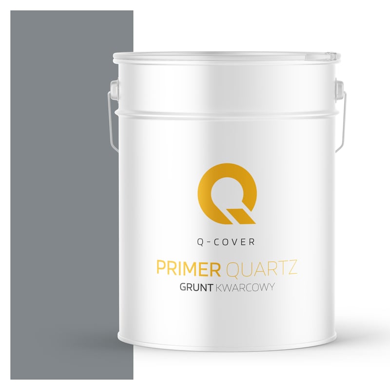 Q-Cover Grunt Kwarcowy pod Tynk Silikonowy Szaroniebieski ciemny F255 15KG