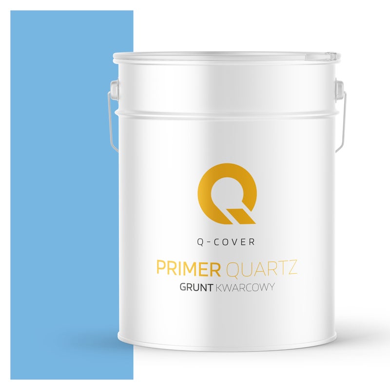 Q-Cover Grunt Kwarcowy pod Tynk Silikonowy Błękitny F116 15KG