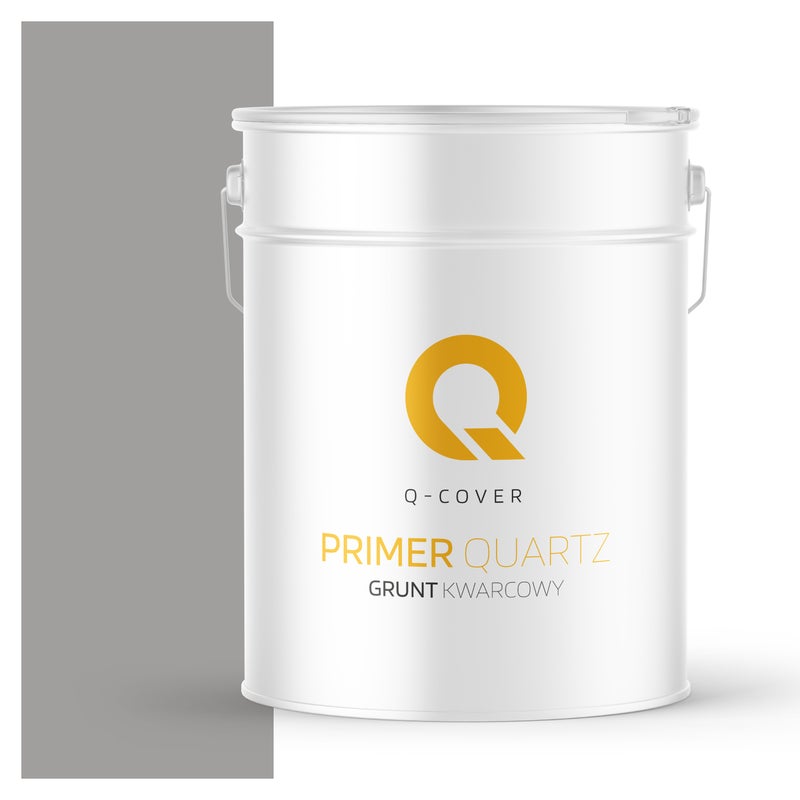 Q-Cover Grunt Kwarcowy pod Tynk Silikonowy Szary platynowy F264 15KG