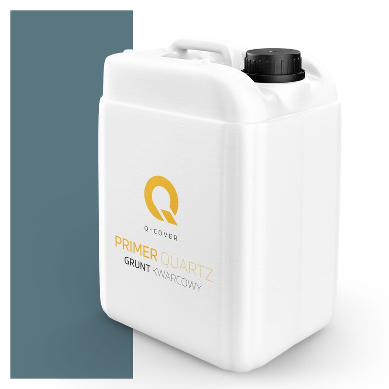 Q-Cover Grunt Kwarcowy pod Tynk Silikonowy Granatowy F136 7.5KG
