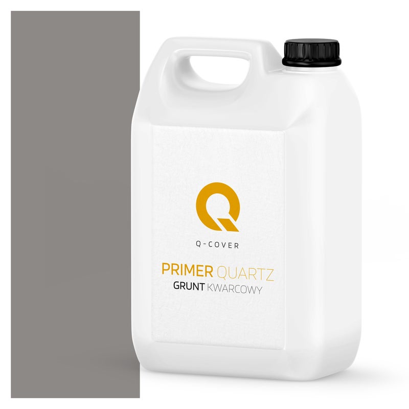 Q-Cover Grunt Kwarcowy pod Tynk Silikonowy Szary ciemny chłodny F275 3KG