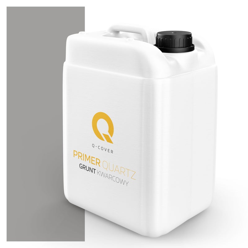 Q-Cover Grunt Kwarcowy pod Tynk Silikonowy Szary platynowy F264 7.5KG