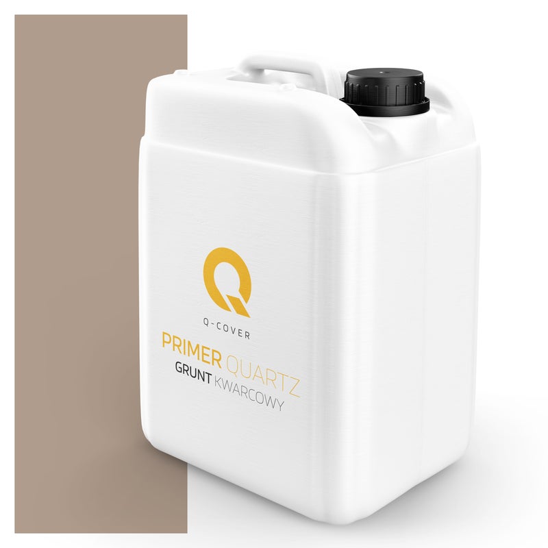 Q-Cover Grunt Kwarcowy pod Tynk Silikonowy Orzechowy jasny F534 7.5KG