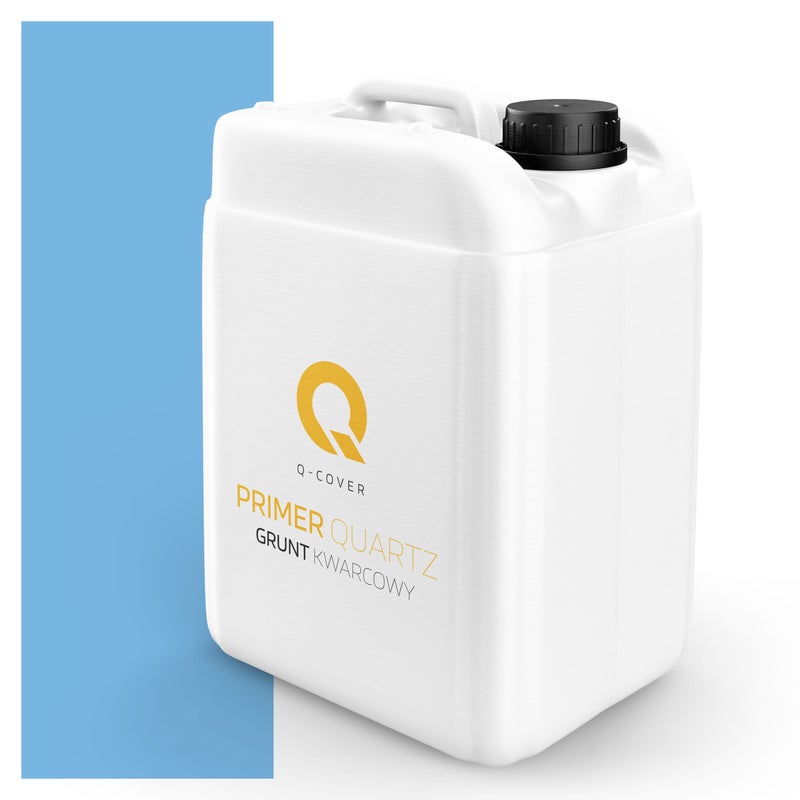 Q-Cover Grunt Kwarcowy pod Tynk Silikonowy Błękitny F116 7.5KG