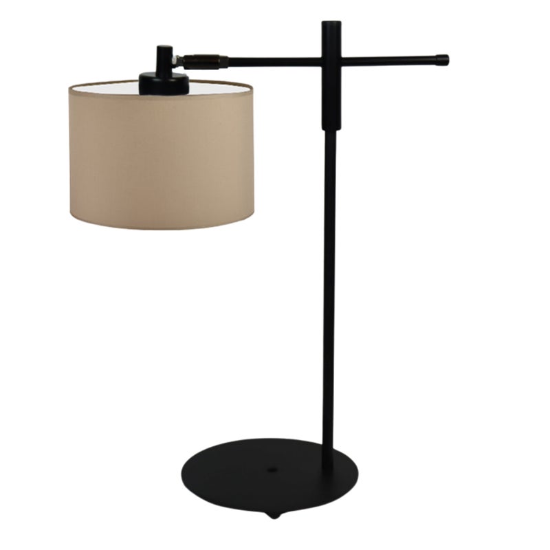 Lampka nocna na biurko lampa biurkowa LED z abażurem walec MIKO