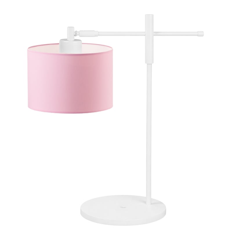 Lampka nocna na biurko lampa biurkowa LED z abażurem walec MIKO
