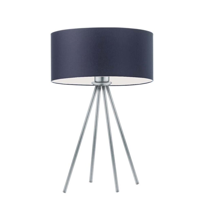 Lampka nocna na biurko lampa biurkowa LED z abażurem walec 30cm SOLARIS