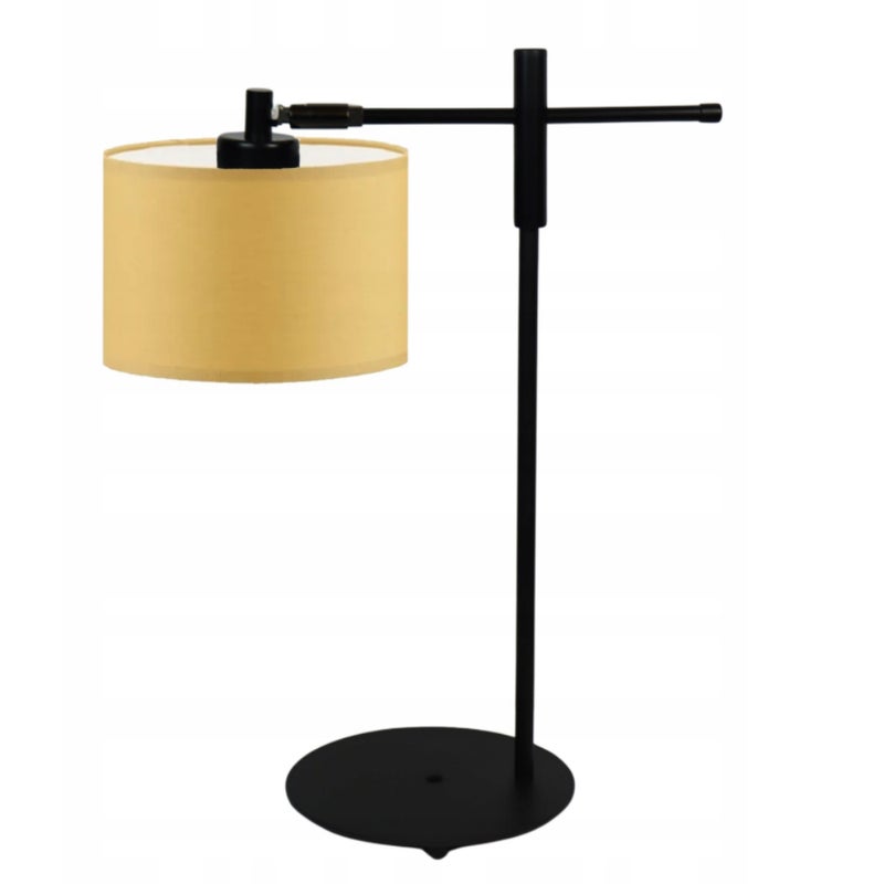 Lampka nocna na biurko lampa biurkowa LED z abażurem walec MIKO