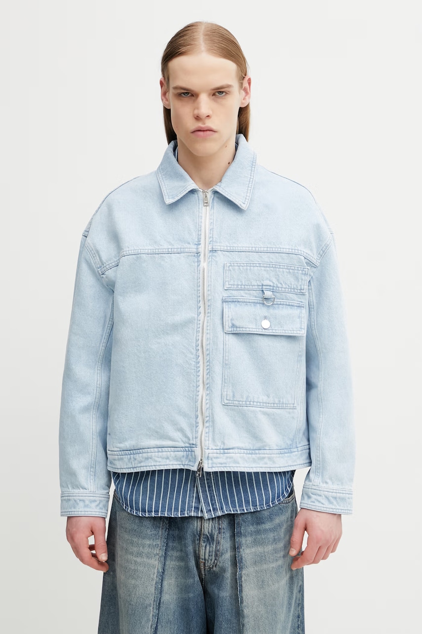Maison Kitsuné kurtka jeansowa męska