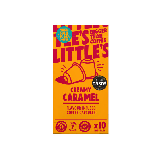 Little's Creamy Caramel kawa smakowa w kapsułkach do ekspresu kompatybilnego z Nespresso®, 10 szt.