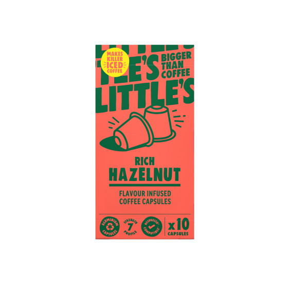 Little's Rich Hazelnut kawa smakowa w kapsułkach do ekspresu kompatybilnego z Nespresso®, 10 szt.
