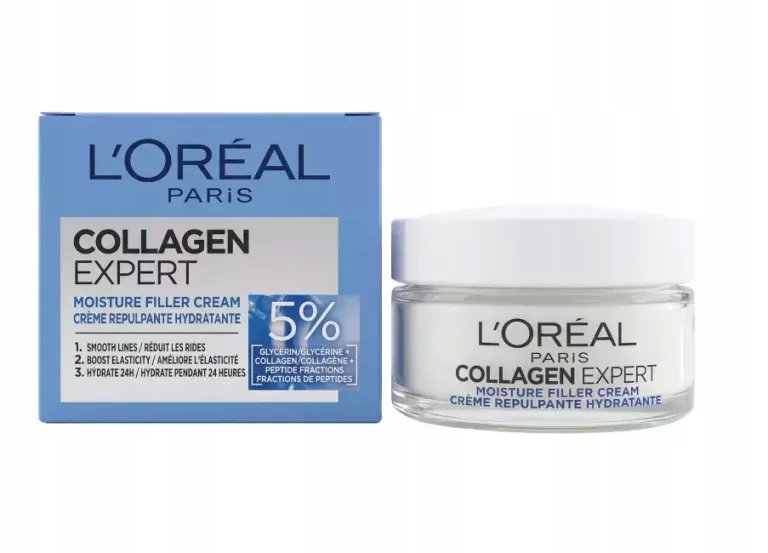Loreal Collagen Expert Nawilżający Krem do Twarzy 50ml