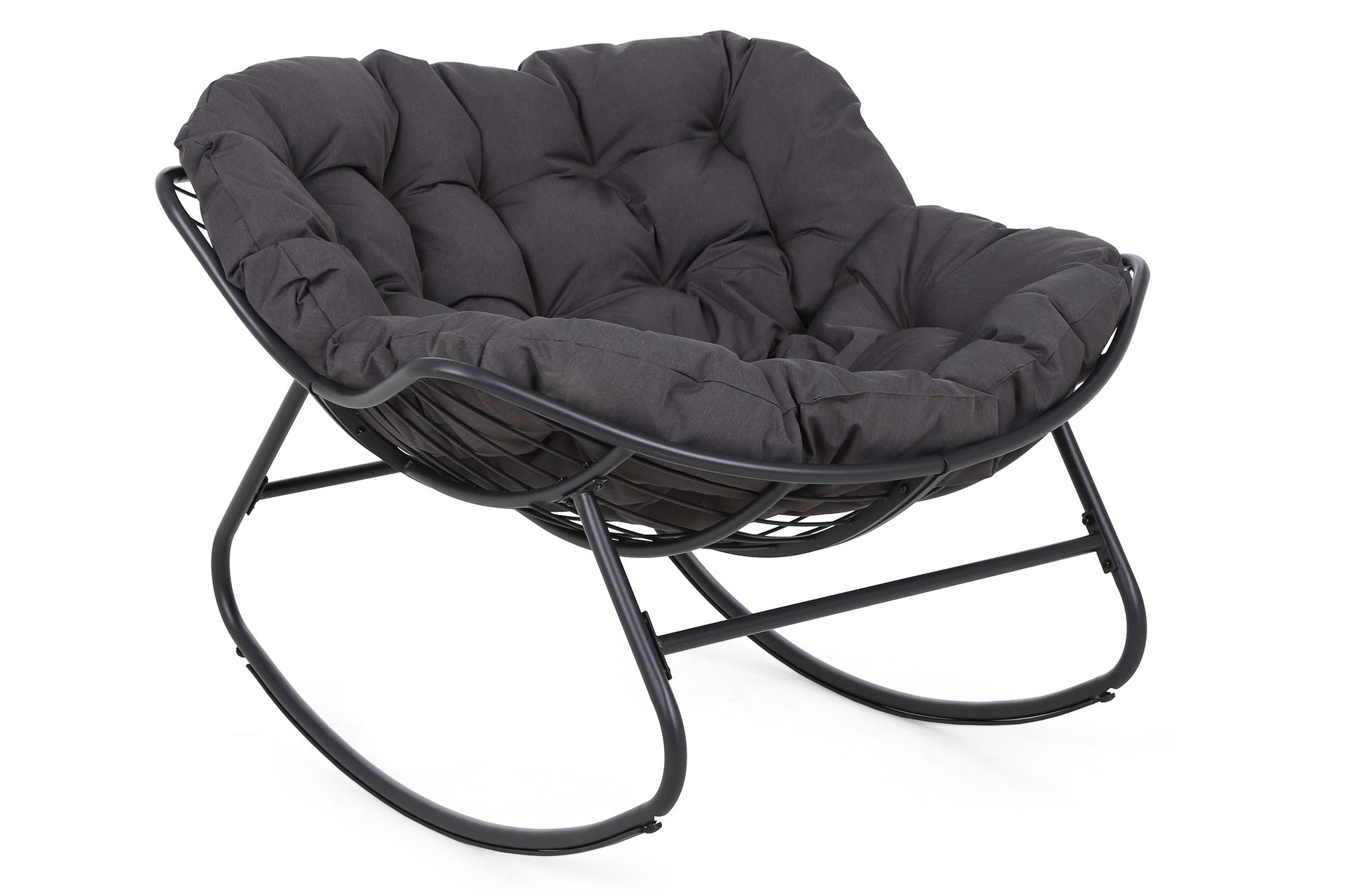 Fotel bujany Bari Grey / Grey Melange
