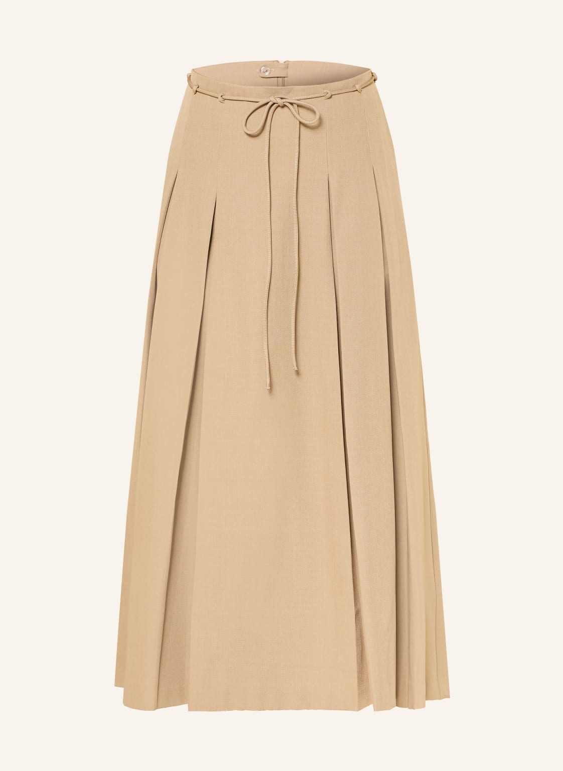 Y.A.S. Spódnica Plisowana beige
