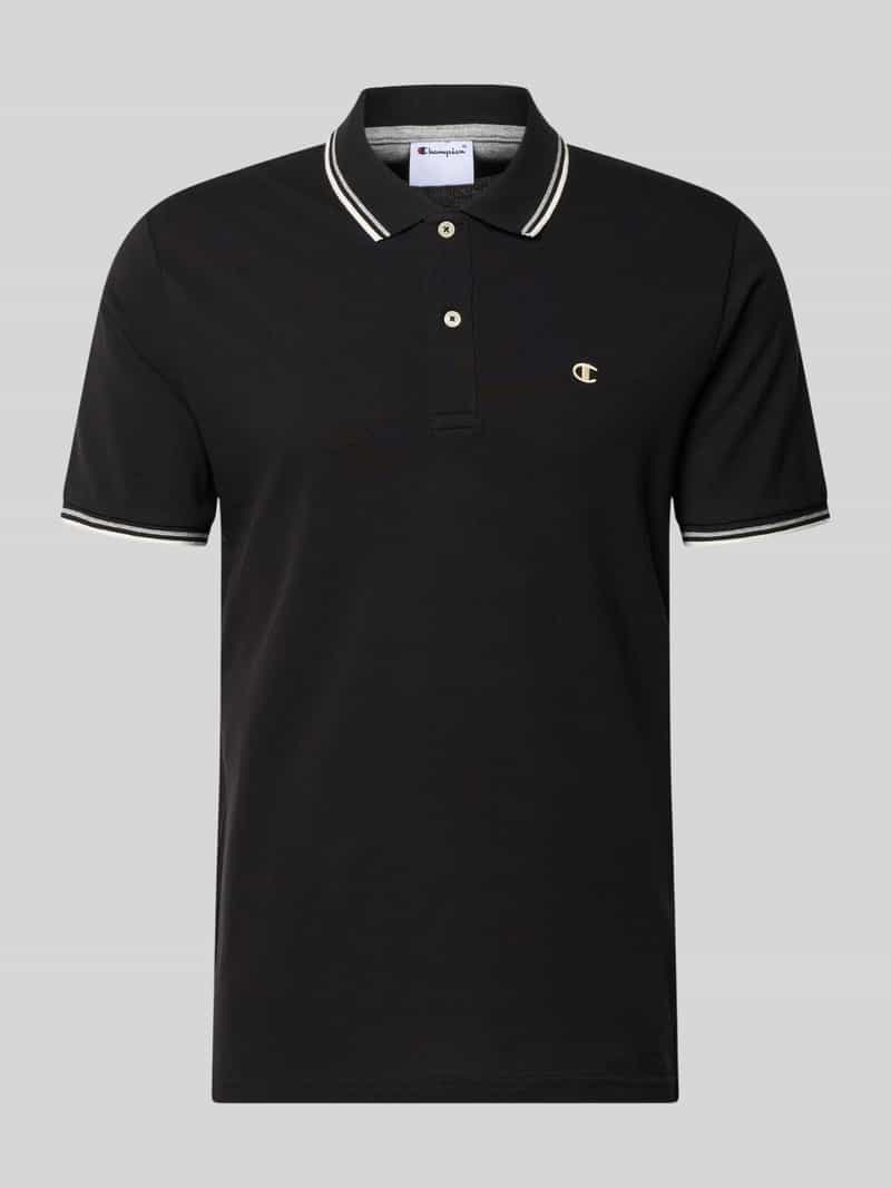 Koszulka polo o kroju slim fit z naszywanym logo