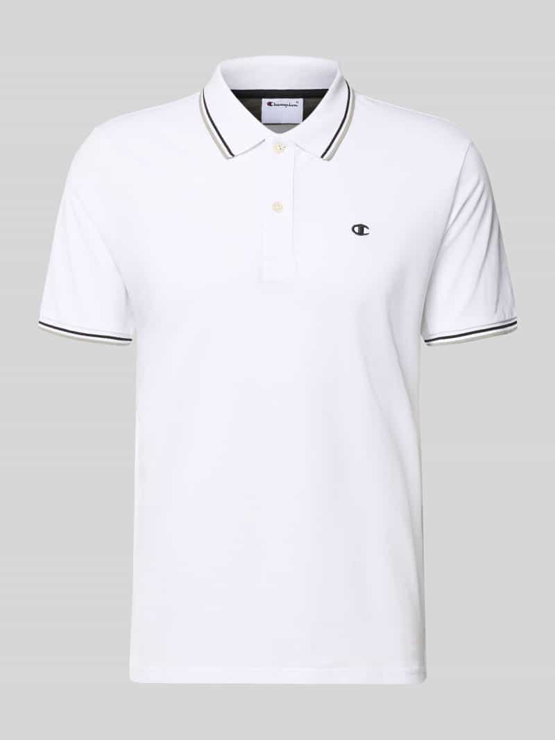 Koszulka polo o kroju slim fit z naszywanym logo