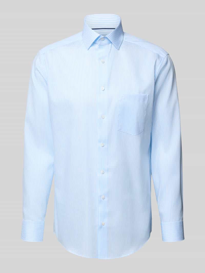 Koszula biznesowa Modern Fit z bawełny z kołnierzykiem kent