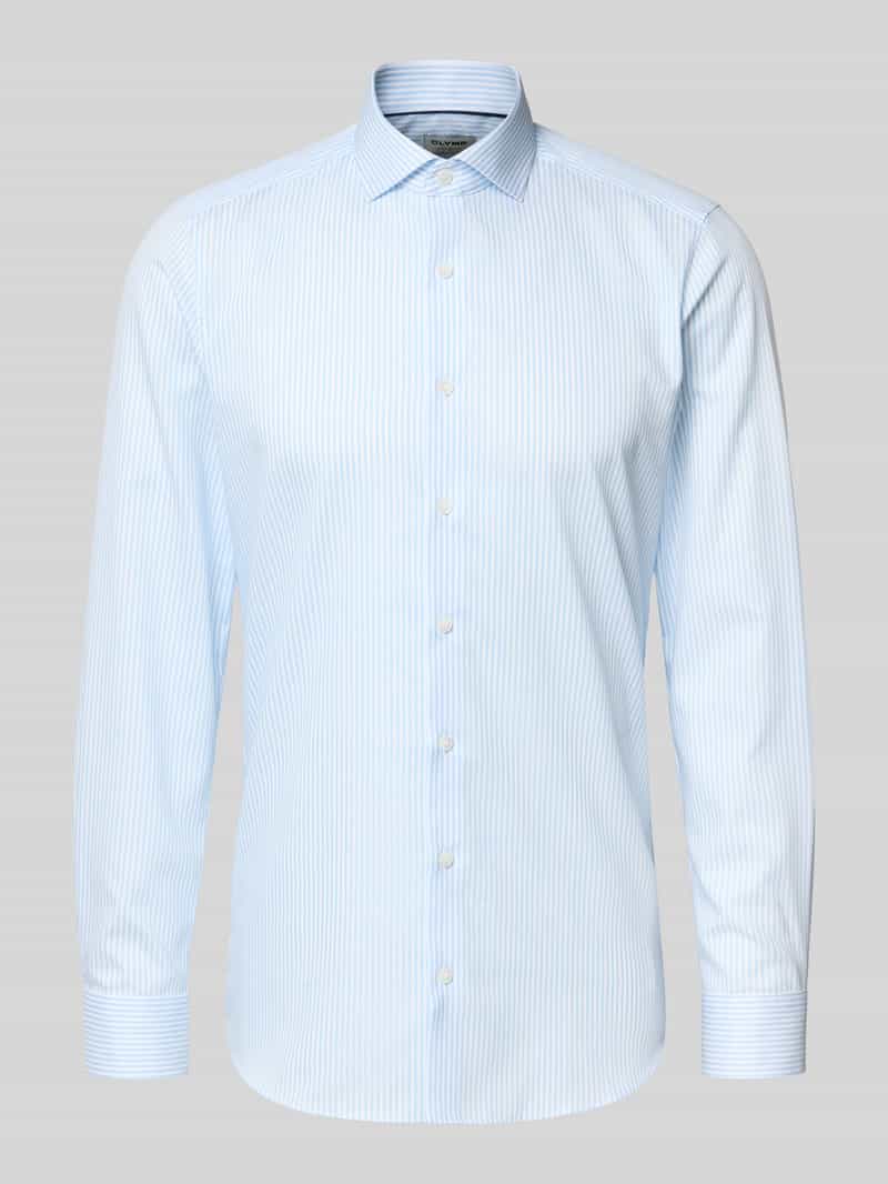 Koszula o kroju slim fit biznes z kołnierzykiem typu kent