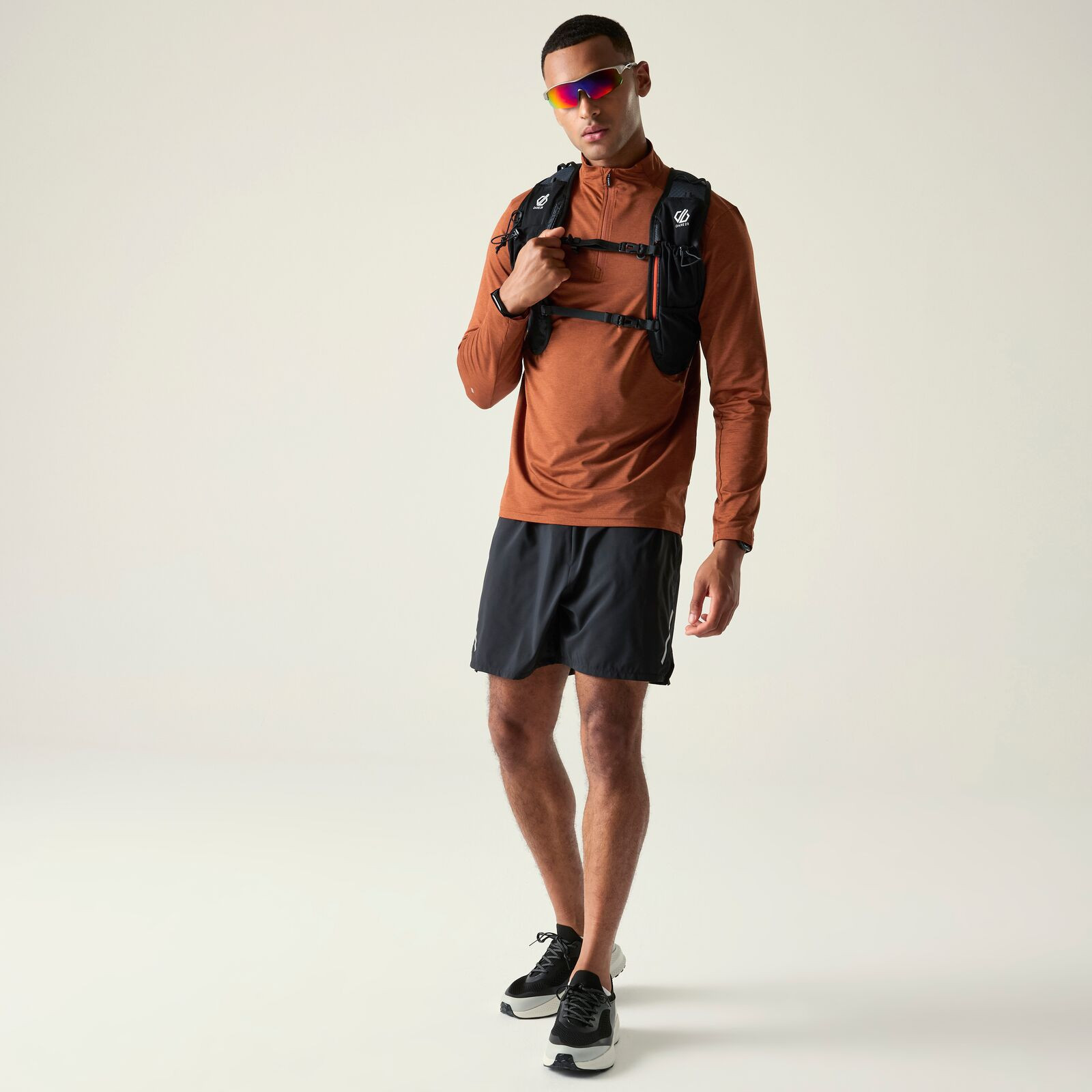 Męska koszulka Dare 2b Power Up IV Jersey Rozmiar: XXXL / Kolor: brązowy