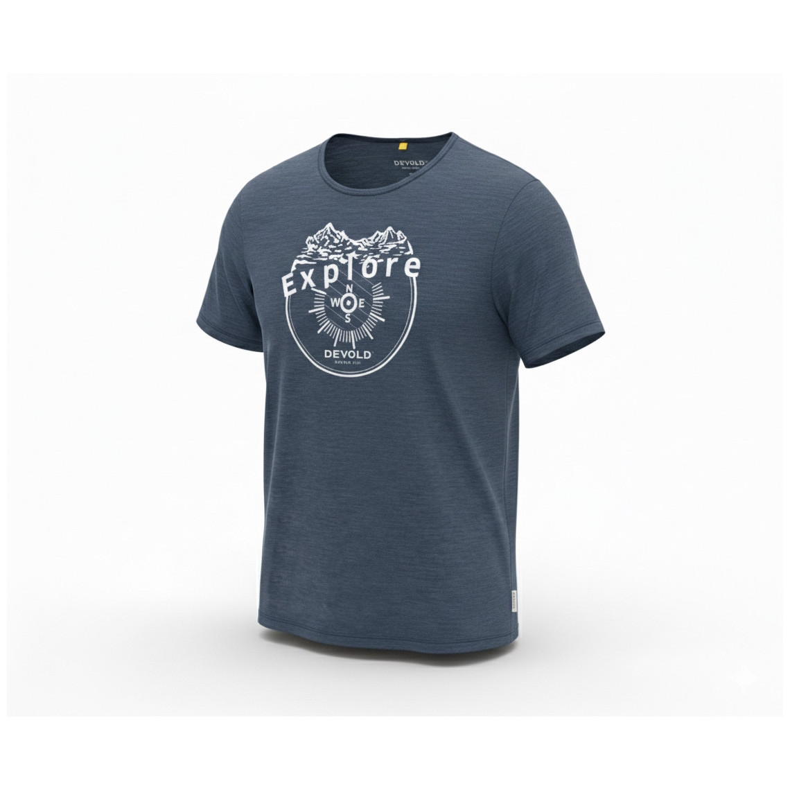 Koszulka męska Devold Active Explore Tee Man Rozmiar: XL / Kolor: ciemnoniebieski