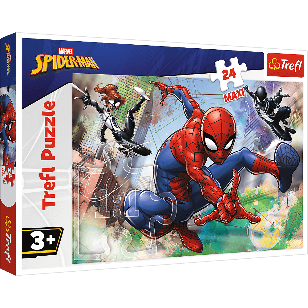 Trefl Puzzle Marvel 24 Maxi, Drużyna Spidermana