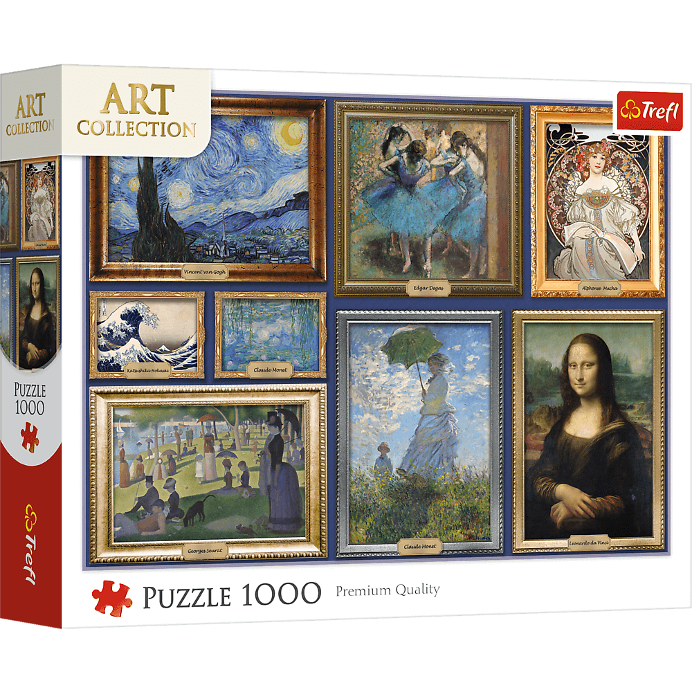Trefl Puzzle Art Collection 1000 el. Kolekcja arcydzieł sztuki