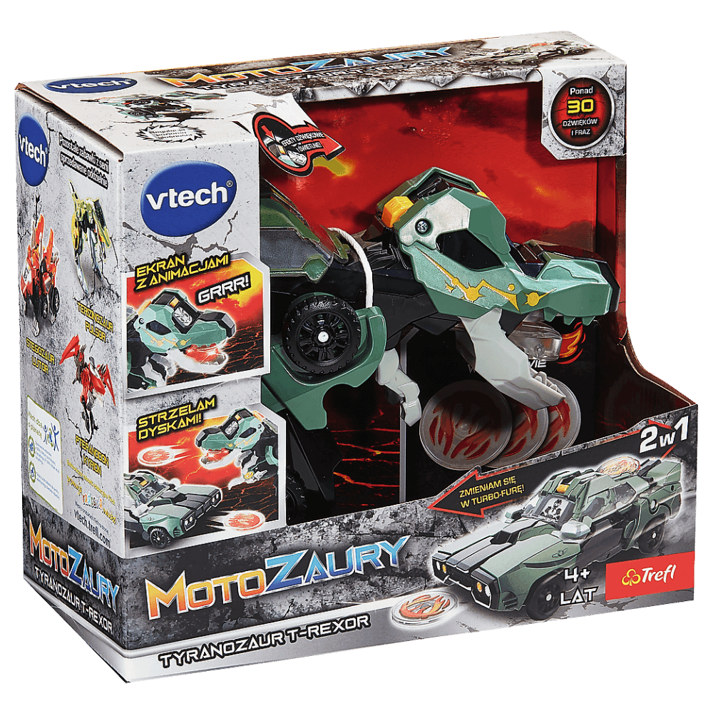 Trefl Zabawka interaktywna Vtech Motozaury Tyranozaur T-rexor