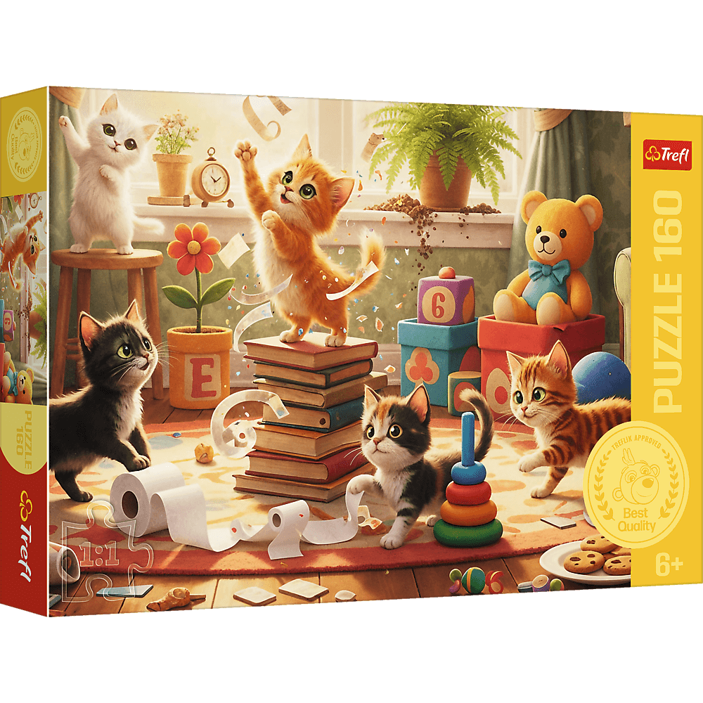 Trefl Puzzle 160 el. Kocie psoty