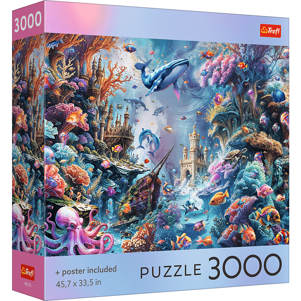 Trefl Puzzle 3000 el. USA Collection: Underwater Life