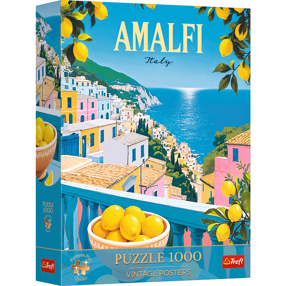 Trefl Puzzle Premium Plus Quality Vintage Poster 1000 el. Amalfi Włochy