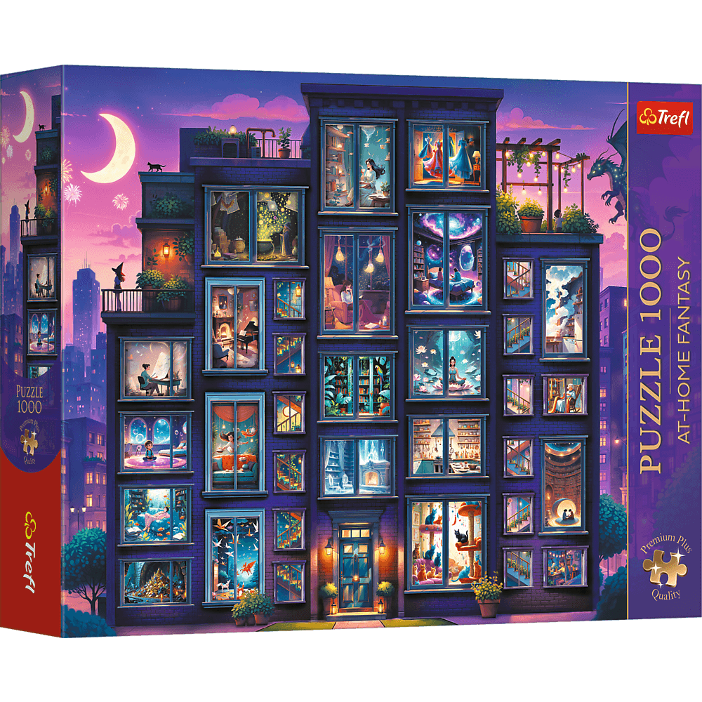 Trefl Puzzle Premium Plus Quality At-Home Fantasy 1000 el. Noc pełna opowieści