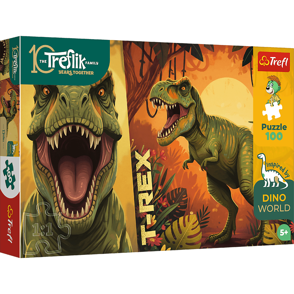 Trefl Puzzle Rodzina Treflików Inspired By Dino World 100 el. T-Rex