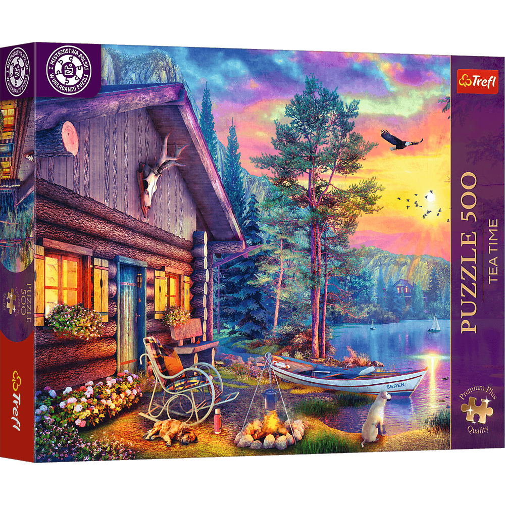 Trefl Puzzle Premium Plus Quality Tea Time 500 el. Przystań o zachodzie słońca