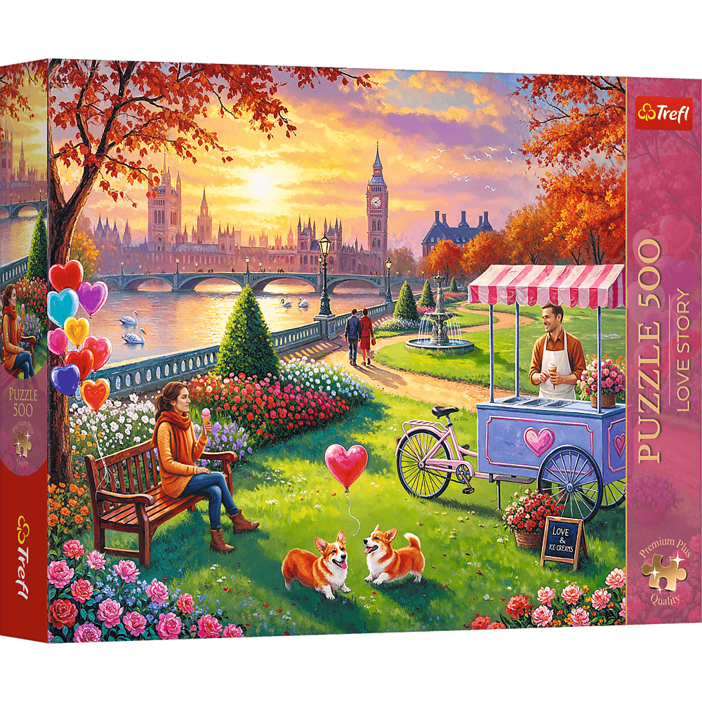 Trefl Puzzle Premium Plus Quality 500 el. Love Story: Romantyczny Londyn