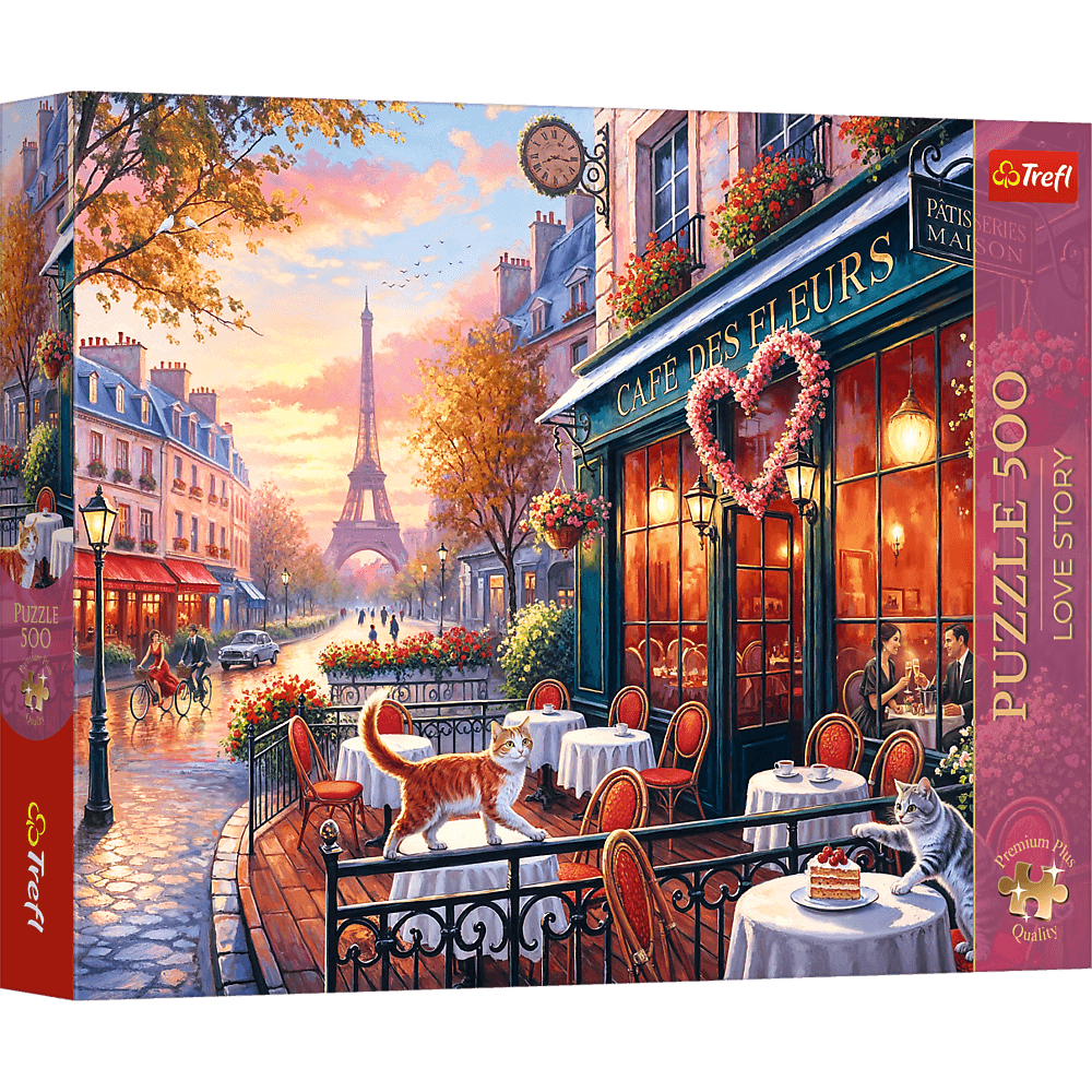 Trefl Puzzle Premium Plus Quality 500 el. Love Story: Miłość w Paryżu