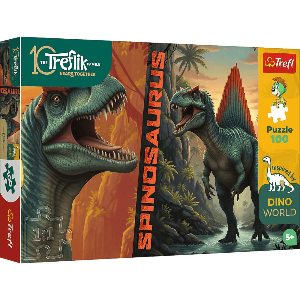 Trefl Puzzle Rodzina Treflików Inspired By Dino World 100 el. Spinosaurus
