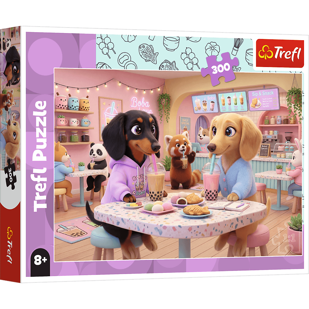 Trefl Puzzle 300 el. Jamniki w kawiarni