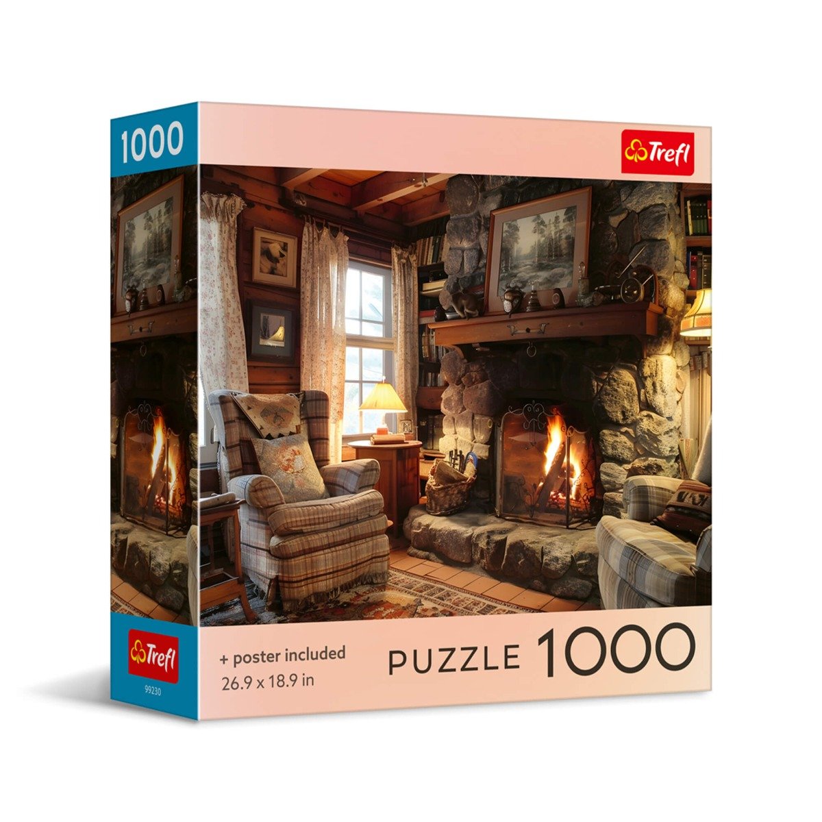 Trefl Puzzle 1000 el. USA Collection: Cozy Cabin Dreams