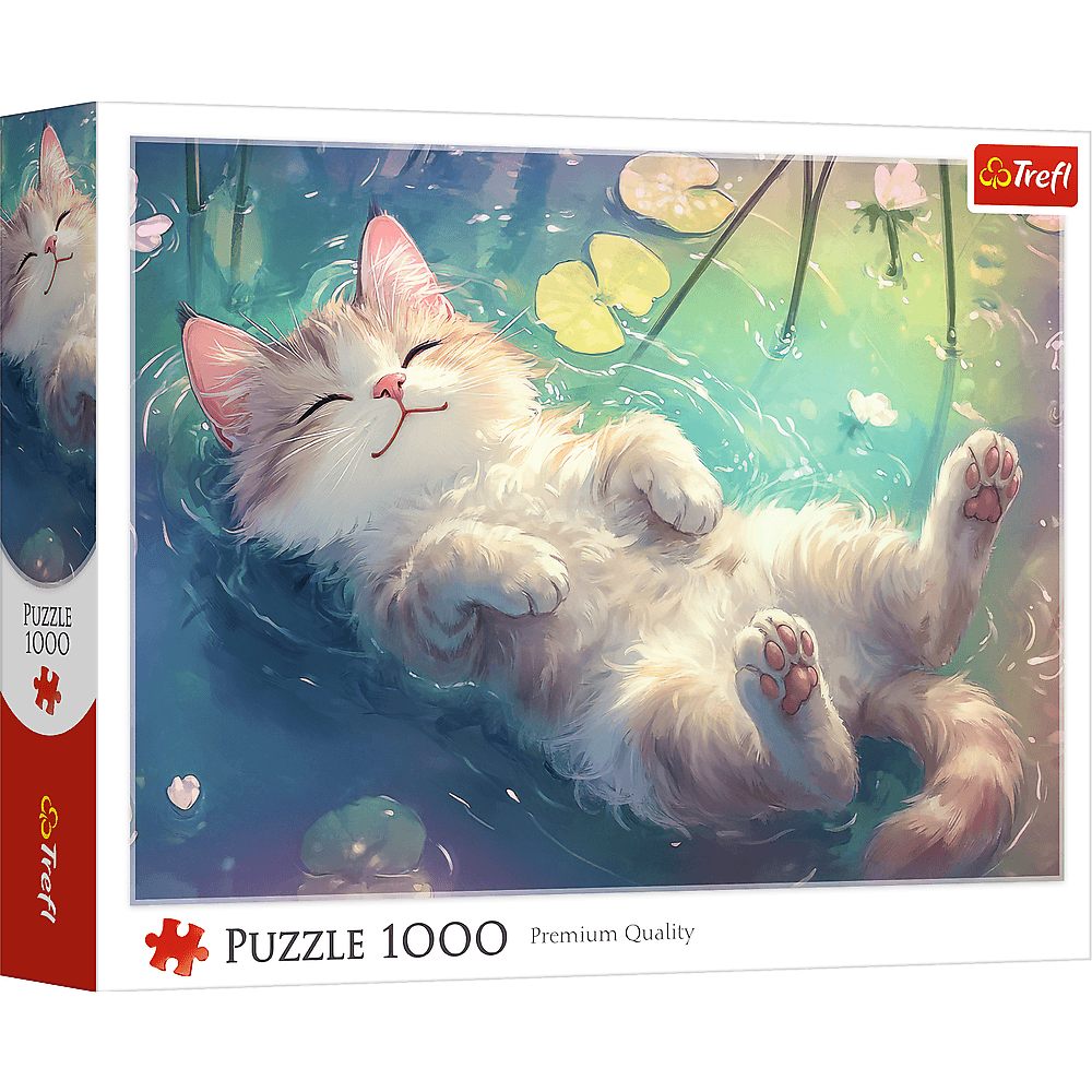 Trefl Puzzle 1000 el. Purrfekcyjny relaks
