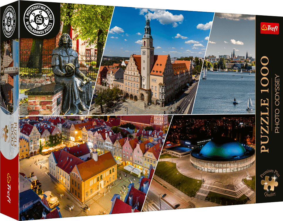 Trefl Puzzle 1000 el. Premium Plus Quality Mistrzostwa Polski Olsztyn kolaż