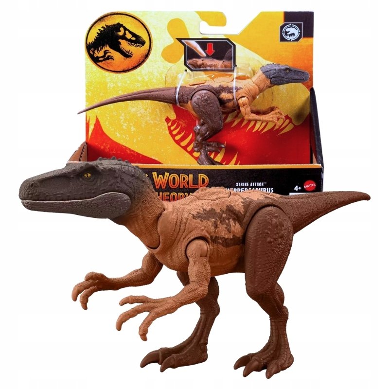 Jurassic world teoria chaosu herrerazaur figurka ruchoma dinozaur atak