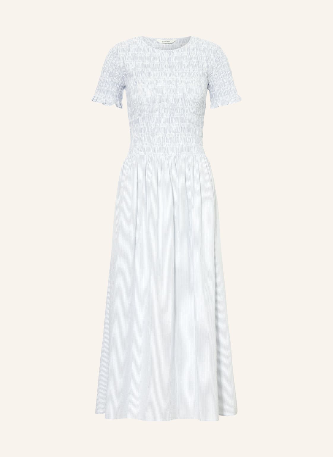 Selected Femme Sukienka Z Falbanami blau
