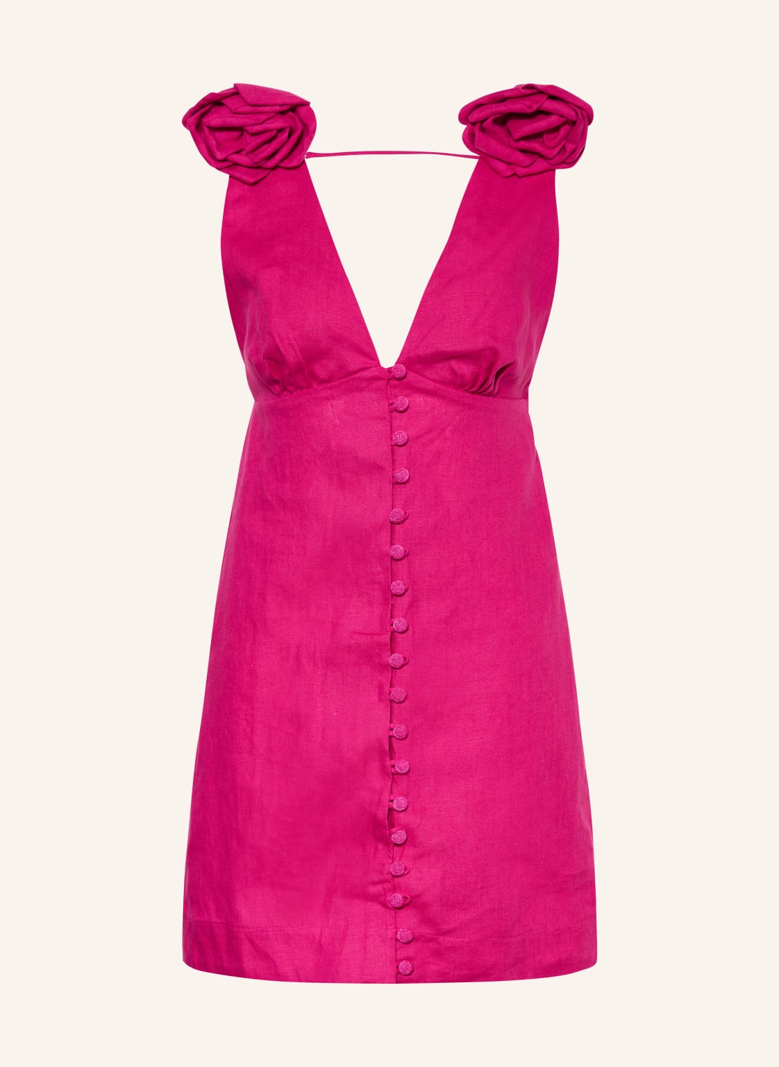 Farm Rio Sukienka Lniana pink