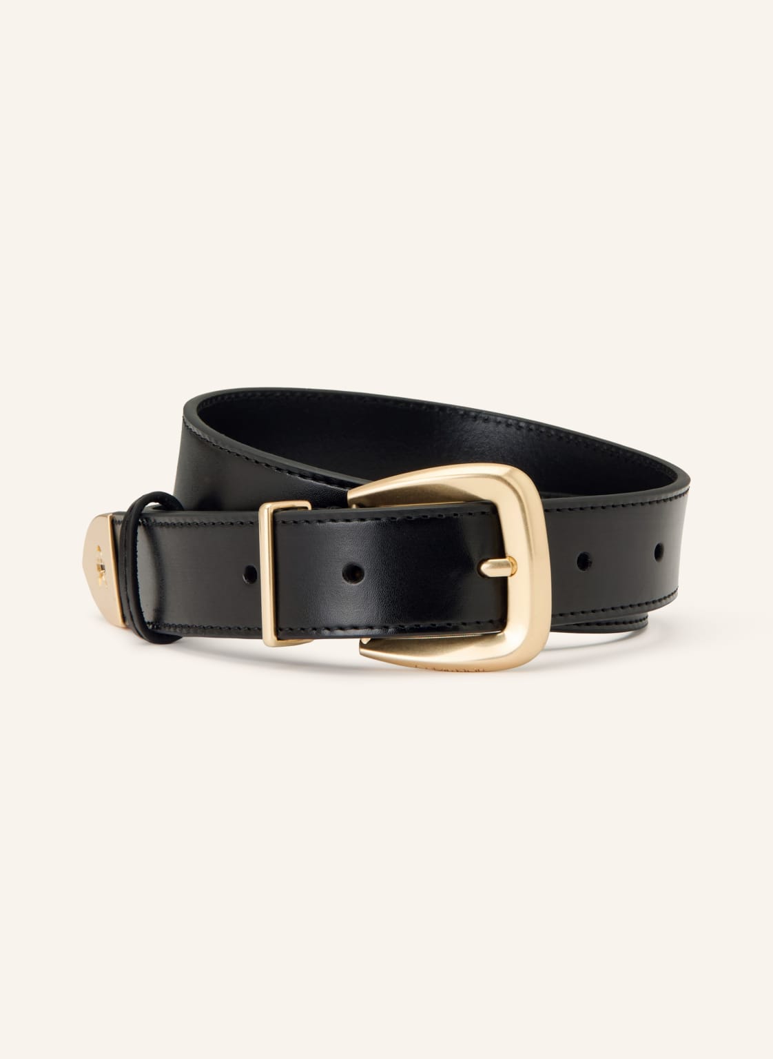 Calvin Klein Paski Skórzane schwarz