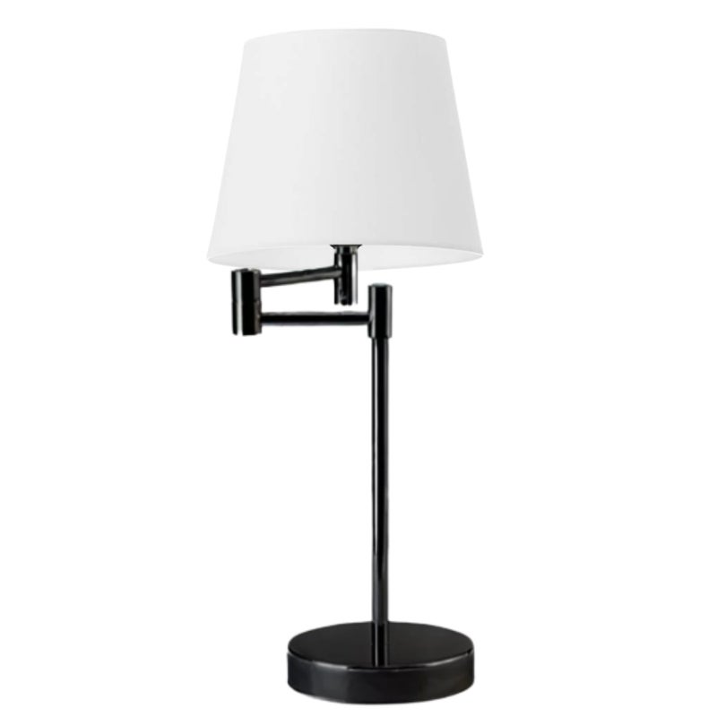 Lampka nocna przegubowa na biurko lampa biurkowa regulowana LED z abażurem stożek JUKON