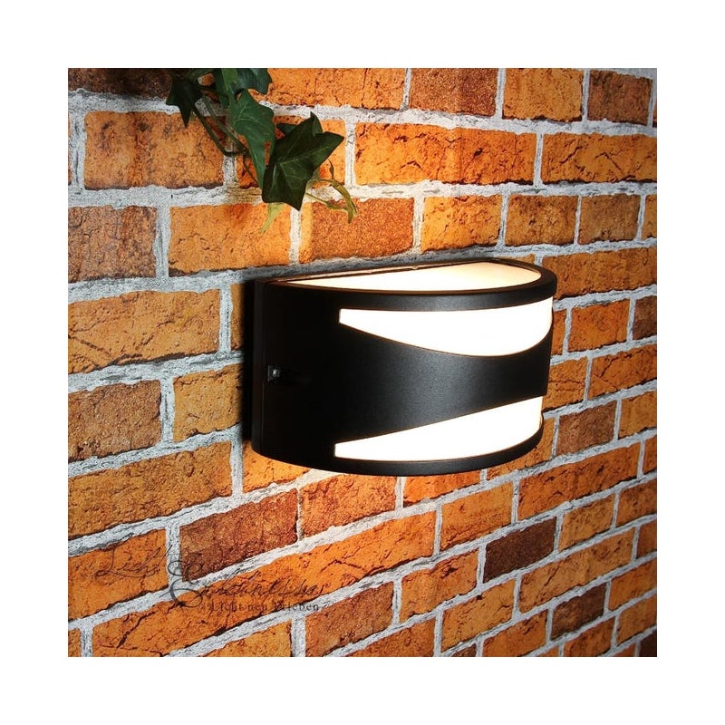 Wodoodporna lampa ścienna zewnętrzna IP65, lampa ścienna LED z gwintem E27 do wejścia, korytarza, dziedzińca, ogrodu, tarasu, balkonu, w kolorze