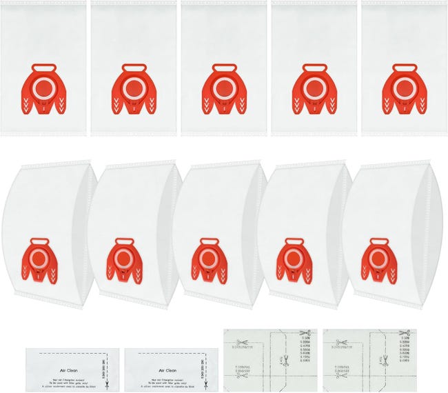 10 worków Miele FJM - Do Compact C1/C2/S2-S7 - Wysokowydajna filtracja 3D
