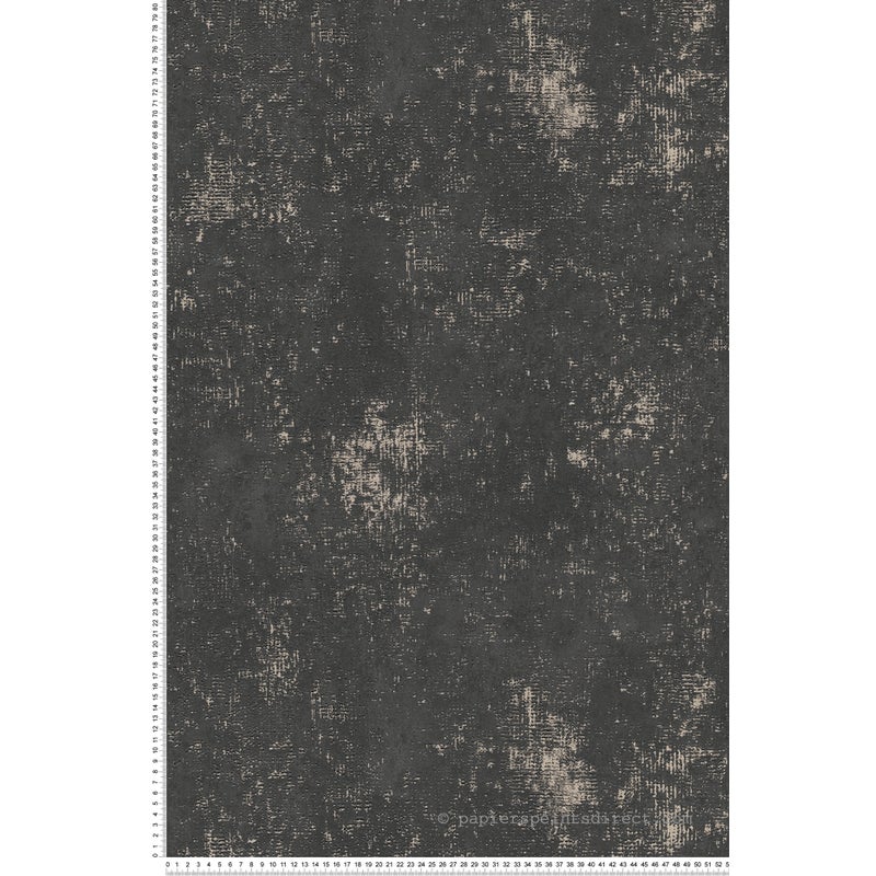 Tapeta zwykły czarnymIzłotym - 53 cm x 10.05 m - LIVINGWALLS