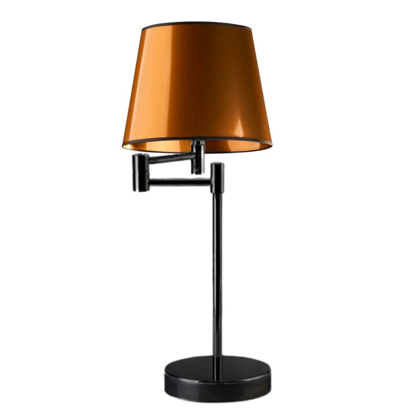 Lampka nocna przegubowa na biurko lampa biurkowa regulowana LED z abażurem stożek JUKON