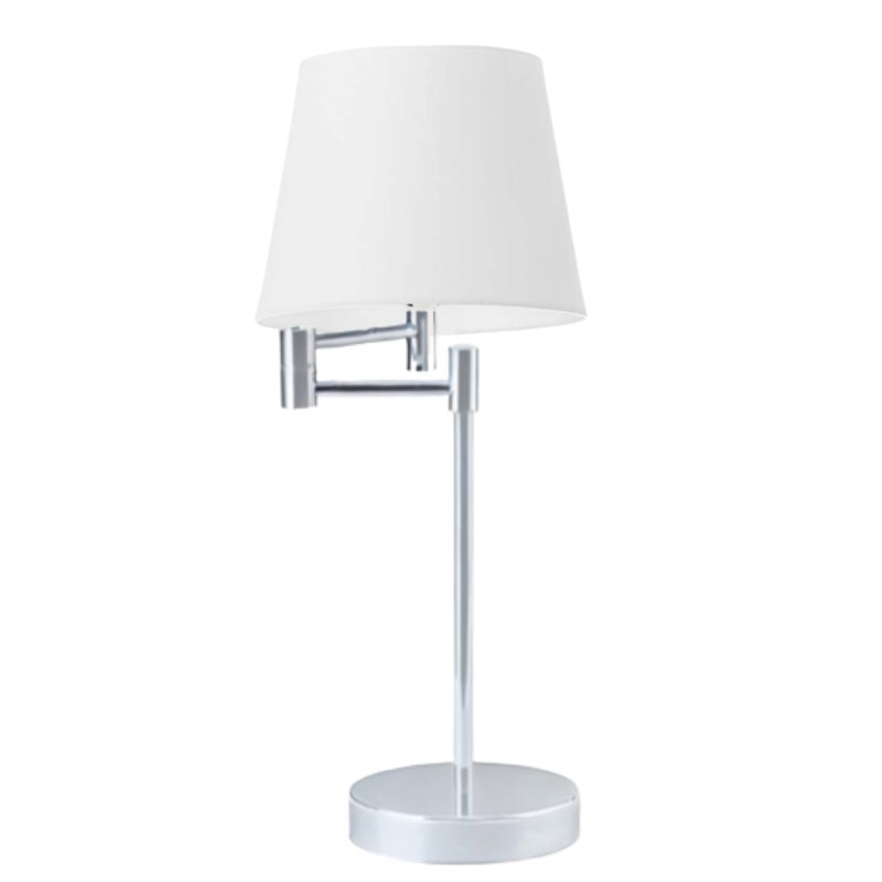 Lampka nocna przegubowa na biurko lampa biurkowa regulowana LED z abażurem stożek JUKON
